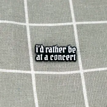 I'd rather be at a concert / Raději bych byl(a) na koncertě