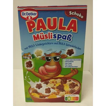 Paula müsli s mléčnou čokoládou 330g