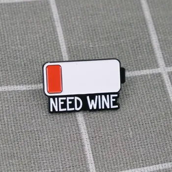 Nízký stav baterie - Need wine / Potřebuji víno