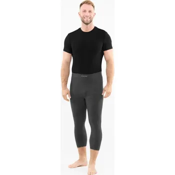 Pánské termo spodky Pánské 3/4 termokalhoty Viking Tende šedá XL