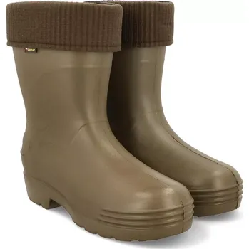 Pánské holínky Pánské zateplené holínky FARMER s vložkou hnědé