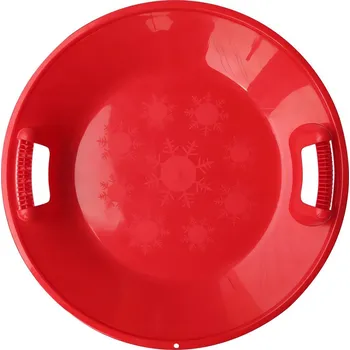 Boby Verk 18305 Sáňkovací talíř s držadly 62 cm červený