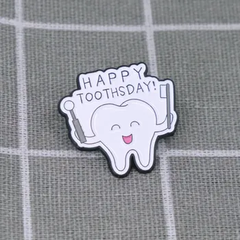 Zub s kartáčkem - Happy toothsday! / Šťastný den zubů!