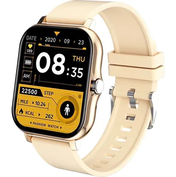 Fitness náramek Verk 06339 Chytré hodinky SMART WATCH Y13, zlaté