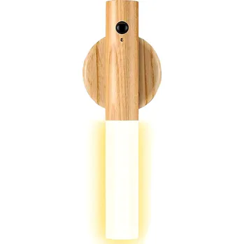 Lampička Verk 27191 Nástěnná LED lampa magnetická s pohybovým senzorem světle hnědá