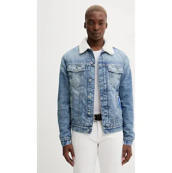 Pánský bomber Džínová bunda Karl Lagerfeld Jeans A4M14014 modrá 55J, vel. M