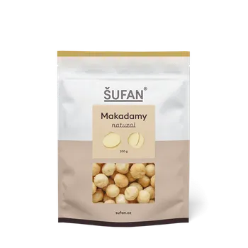 ŠUFAN s.r.o. Makadamové ořechy natural 200 g