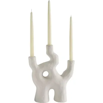 Svícen Bílý keramický svícen