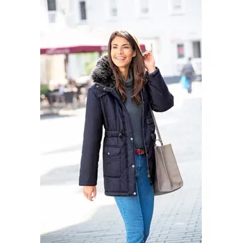 Dámská parka 3Pagen Prošívaná bunda Zimní sen královská modrá L