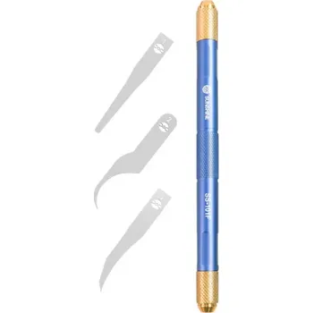 Pracovní nůž Nůž na odstraňování lepidla SUNSHINE SS-101F + sada s čepelí