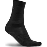 Běžecké ponožky CRAFT 2-Pack Wool Liner - černá Velikost textilu: 43-45