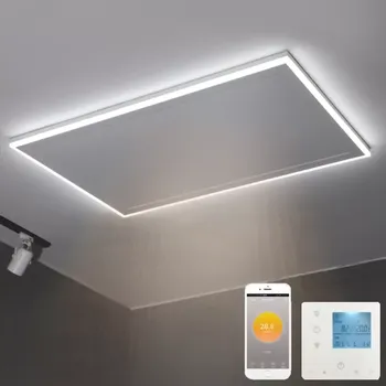 Topný panel ByeCold | Stropní infrapanel | LED světlo | 660W | 108x63 cm | Dálkový WiFi ovladač | Výhřevnost 12m² | IGT2-HH1006L (Serie "HH-L WiFi")