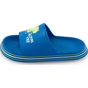 Chlapecké sandály Pantofle dětské ALPINE PRO LARINO electric blue lemonade - 30