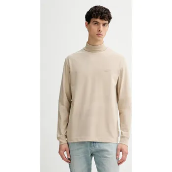 Pánské tričko Tričko s dlouhým rukávem Marc O'Polo 5000007921 béžová 02X, vel. S