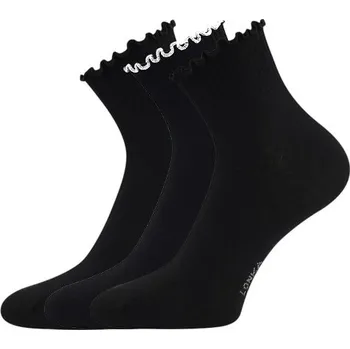 Dámské ponožky 3PACK dámské ponožky Lonka -Sophia, černá Barva: Černá, Velikost: 39-42