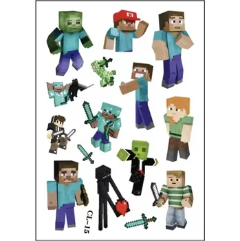 Odstranitelné tetování Dětské dočasné tetování - MINECRAFT (F) (Značka: TAKARA TOMY)