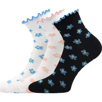 Dámské ponožky 3PACK dámské ponožky Lonka -Sophia, kytky Barva: Mix barev, Velikost: 35-38