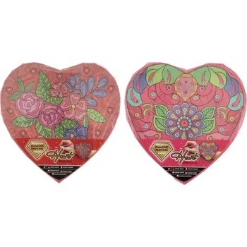 omalovánky Diamantové malování Srdce 29x29,5 cm