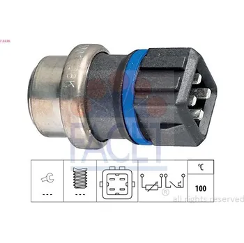 Čidlo automobilu Snímač, teplota chladiva FACET 7.3536