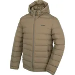 Husky Donnie M beige (béžová) pánská voděodolná zimní péřová bunda s kapucí Huskytech 7000 - 3XL