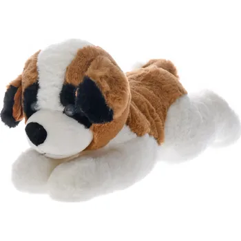 plyšák M.T. Pes plyšový ležící 32cm 0m+, čtyři barvy Barva: Hnědá s bílou