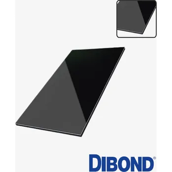 BOND hliníková deska 3 mm – černý lesk RAL 9005 / bílá matná