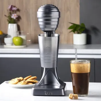 Frapovač na kávu IZZY Caffeccino šedý
