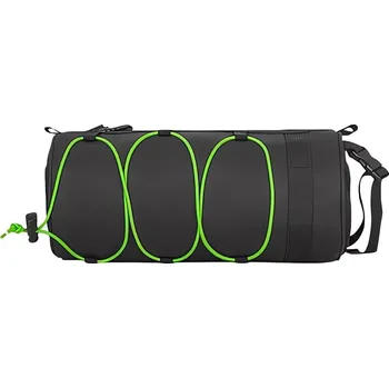 brašna na kolo AFF 4174 Brašna na kolo na řídítka 24 x 10 cm, 2,4 l, černozelená