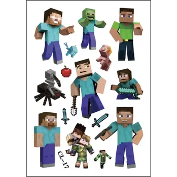 Odstranitelné tetování Dětské dočasné tetování - MINECRAFT (C) (Značka: TAKARA TOMY)