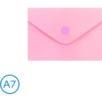 LUMA Obal spisový s klopou a drukem A7 pastel Žlutý