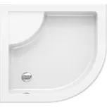 Ravak A217001020 - Sprchová vanička čtvrtkruhová SABINA 90x90 cm bílá
