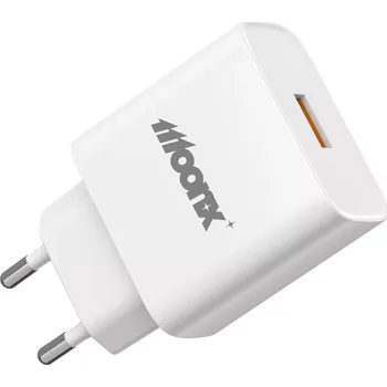MOONX síťová nabíječka MC05 22,5 W 1x USB QC3.0 bílá
