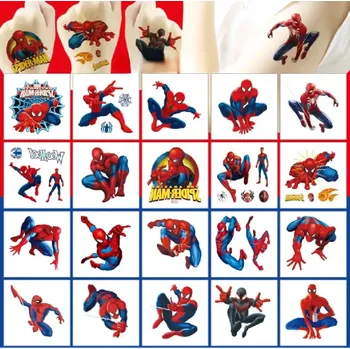 Odstranitelné tetování Dětské dočasné tetování - 20 ks - SPIDER MAN (Značka: SPADABRAVO)