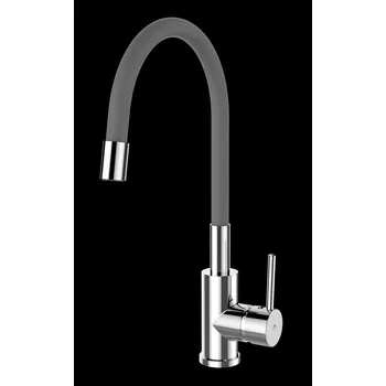 Vodovodní baterie Hopa Dřezová baterie TWISTER-33 Šedá (OLBATW33GY)