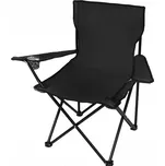 Trizand 23673 Křeslo skládací rybářské, kempingové, 100 kg, černá