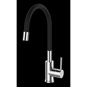 Vodovodní baterie Hopa Dřezová baterie TWISTER-33 Černá (OLBATW33BK)