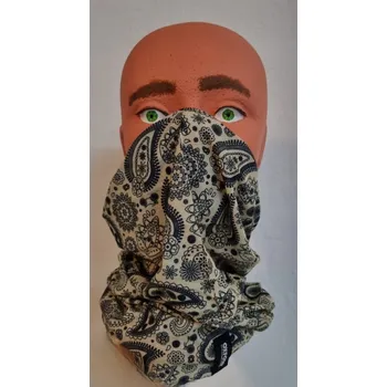 NÁKRČNÍK OXFORD - vzor krémová/černá - ANGLIE