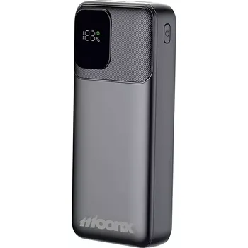 Powerbanka MOONX powerbanka MP02 PD 20W 1xUSB-C + 2xUSB QC3.0 22.5W 20000mAh černá