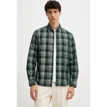 Pánská košile Bavlněná košile Marc O'Polo 529739742058 zelená 79D, vel. L