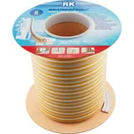 Těsnění oken a dveří EPDM - E-profil, bílá 100 m