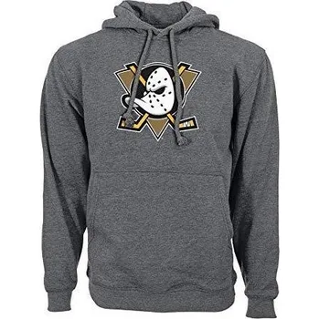 Pánská mikina Levelwear Pánská mikina Anaheim Ducks NHL Core Logo Charcoal Slide Velikost: M