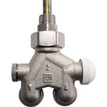 Stavebniny Herz VUA 40 jednobodová armatura 1/2" se závitem, rohová, pro dvoutrubkové soustavy, mosaz