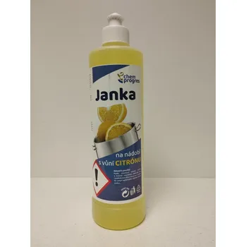 Mycí prostředek Janka na ruční mytí nádobí s vůní citronu 0,5 kg