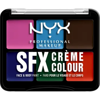 Make-up NYX Professional Makeup Halloween SFX Paints multifunkční paleta na tělo a obličej 6 g 02 Secondary