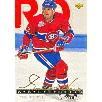 Karetní hra insert karta BRIAN BELLOWS 92-93 UD Gordie Howe Selects číslo G1
