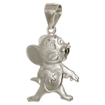 Přívěsek Stříbrný přívěšek myš Jerry 67548F