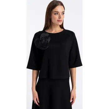 Dámská halenka CLICK Halenka 10-6921 Černá Regular Fit 40