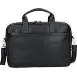 Pánská kožená taška přes rameno Hexagona Tango - černá