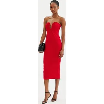 Dámské oblečení PINKO Koktejlové šaty 105021 A2GS Červená Regular Fit L