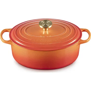 Nádobí Le Creuset, Pekáč Flamme Dorée oválný, 29 cm, plamenně oranžový - Formadore